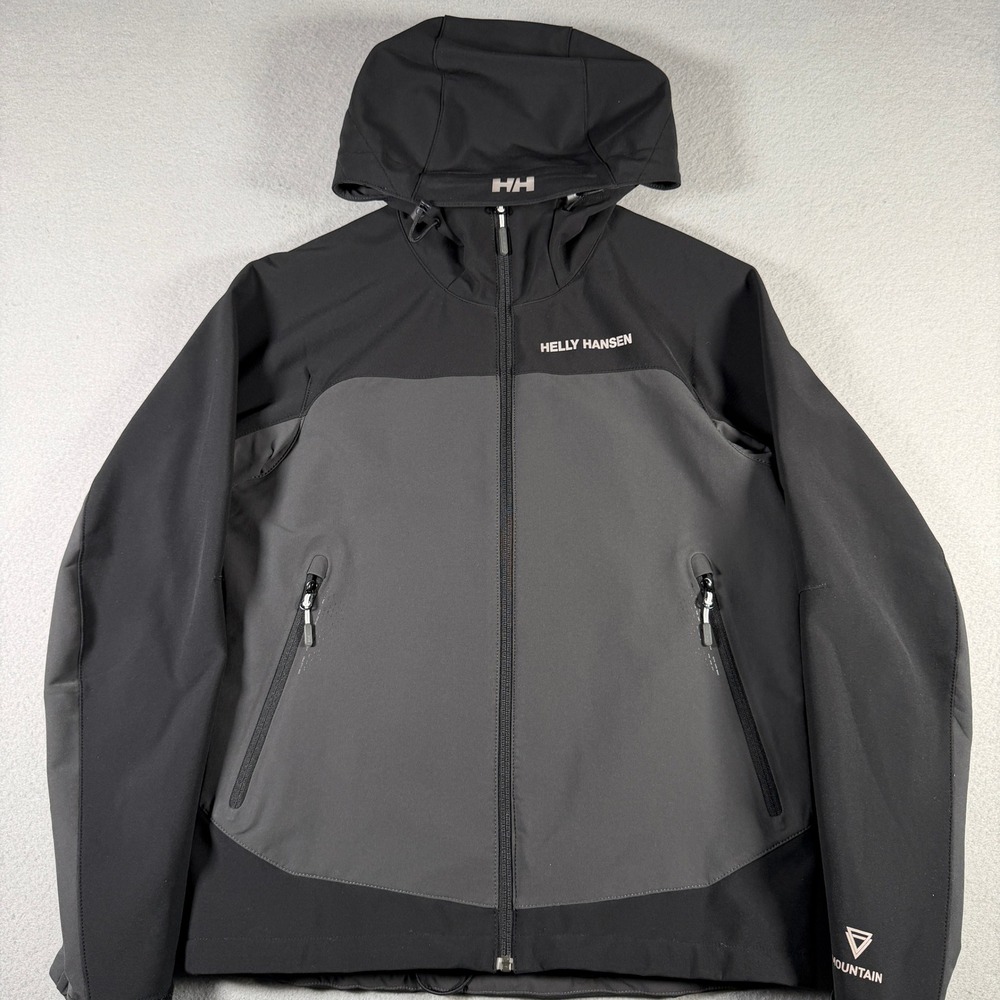 Helly Hansen Mens Mountain Professional Series Softshell Jacket Black Grey 61933